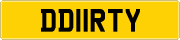 DD11RTY Plate for Sale